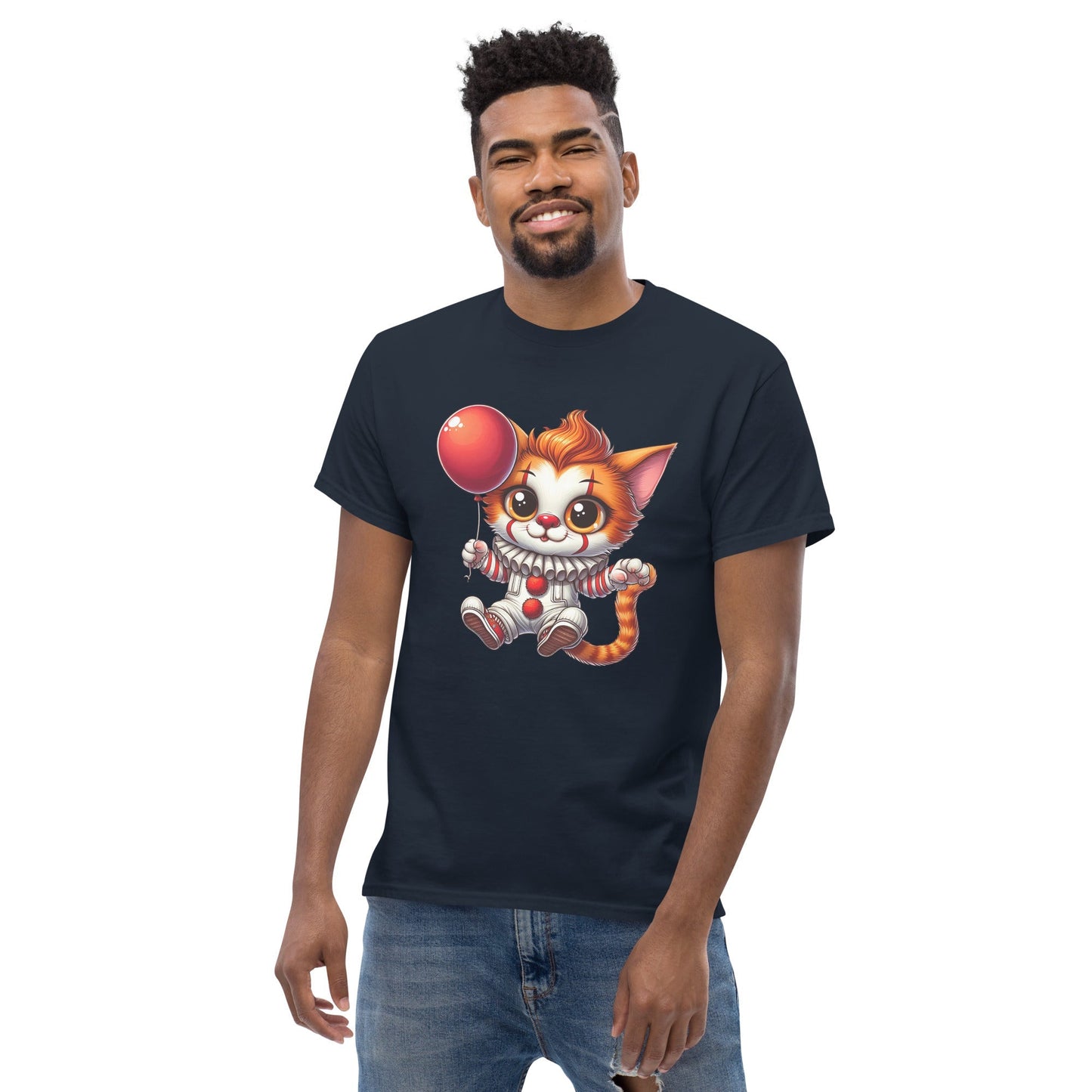Purrywise Cat T-Shirt – Funny Spooky Cat Graphic Cotton Tee