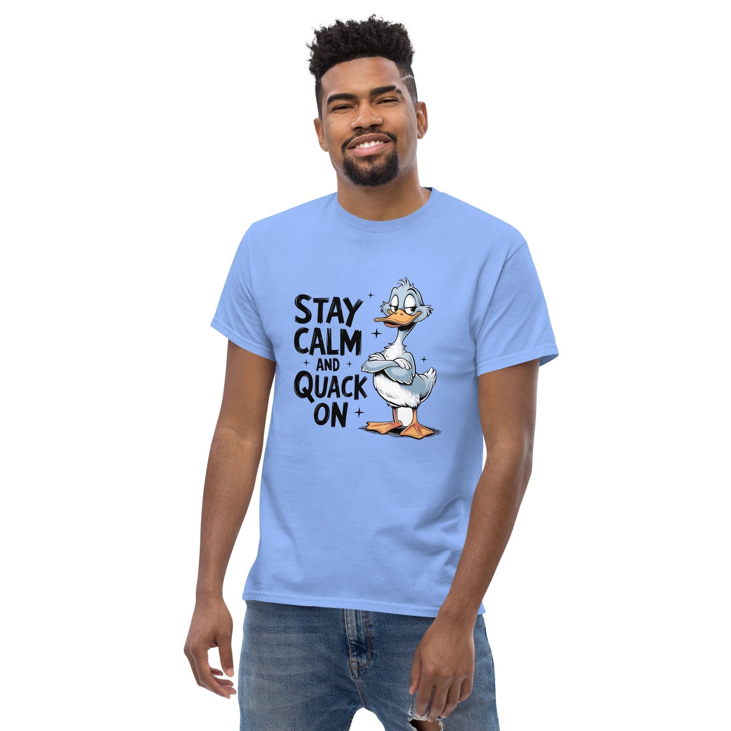 Quack On Gaming T-Shirt – Funny Duck Gamer Graphic Cotton Tee