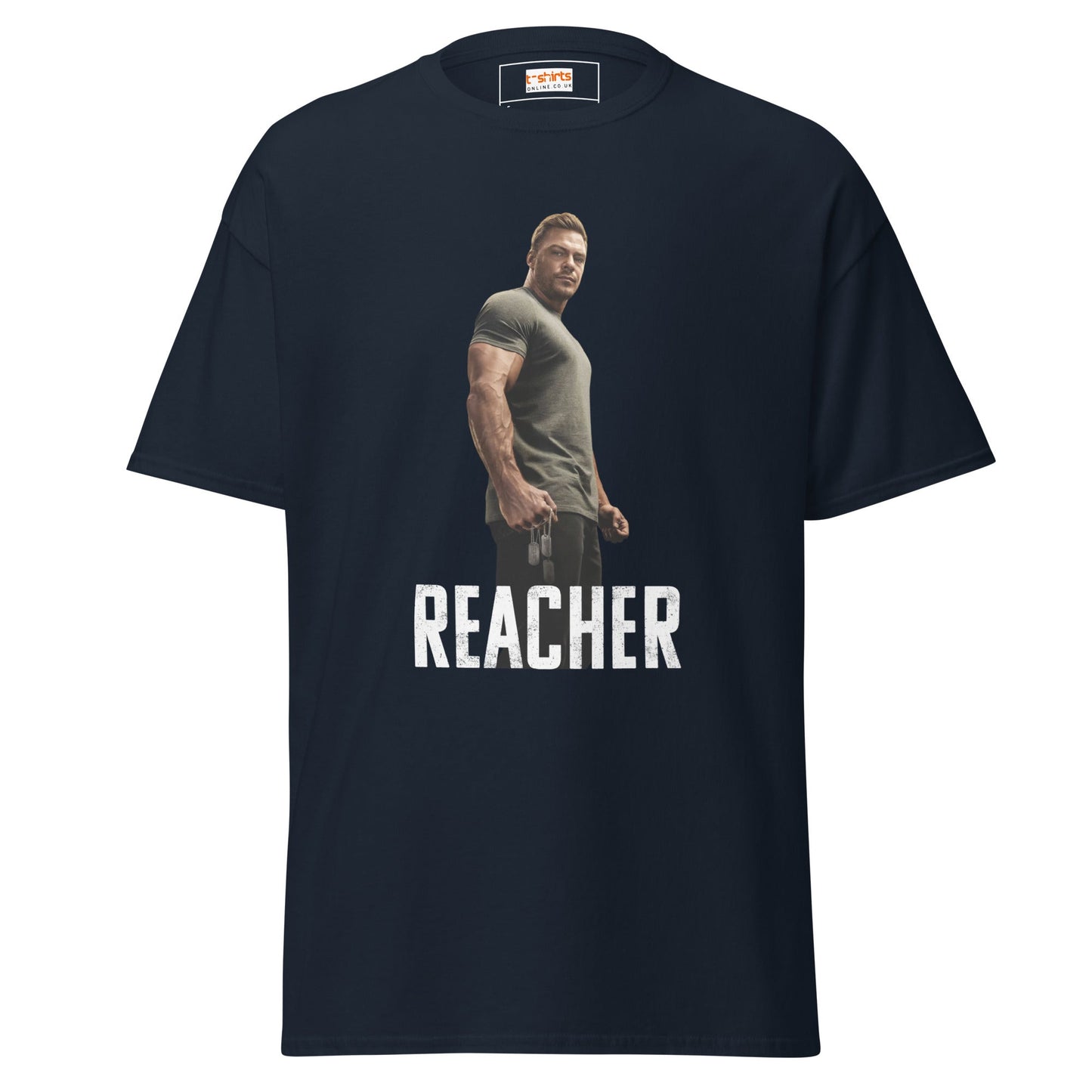 Reacher TV Show T‑Shirt Action Hero Graphic Tee Unisex Cotton