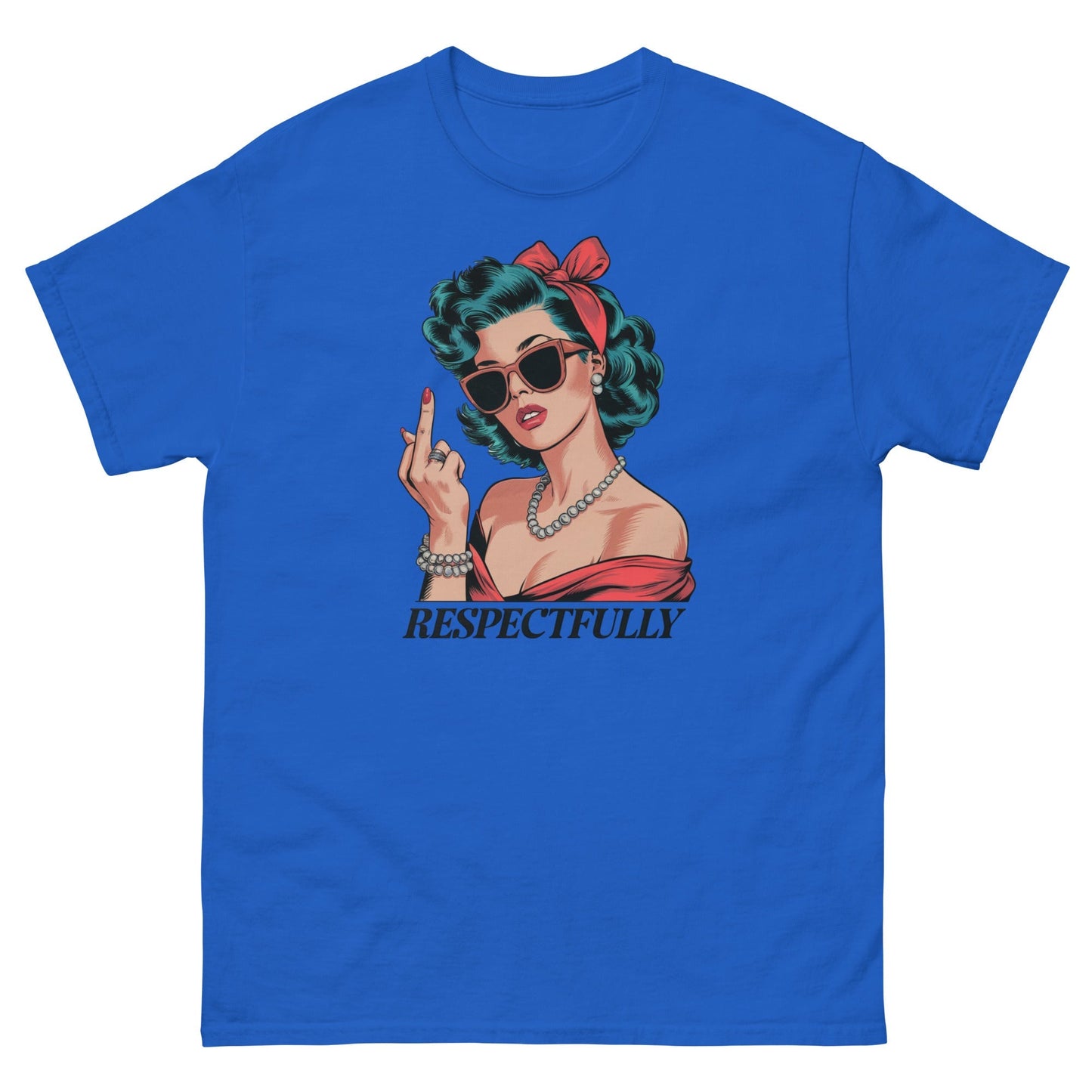 Respectfully Adult T-Shirt – Funny Cheeky Graphic Cotton Tee
