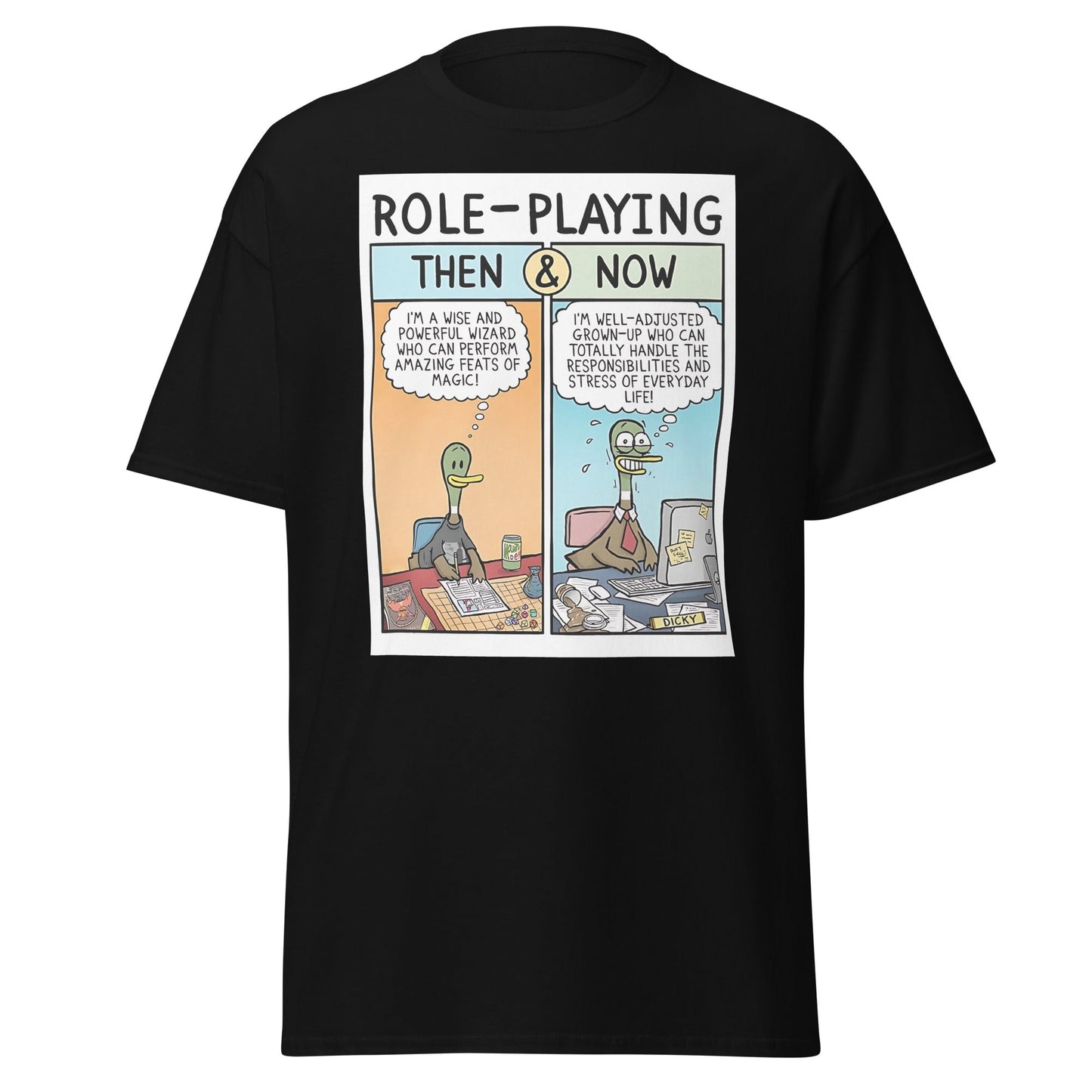 Role Playing Meme T-Shirt – Funny RPG Gamer Meme Graphic Tee