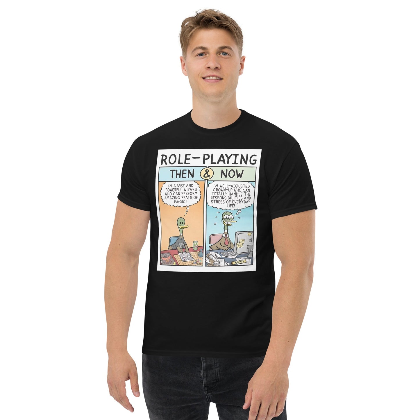 Role Playing Meme T-Shirt – Funny RPG Gamer Meme Graphic Tee
