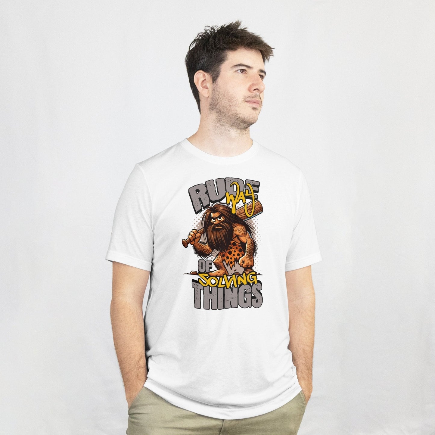 Rude Caveman | Bold Graphic Tee