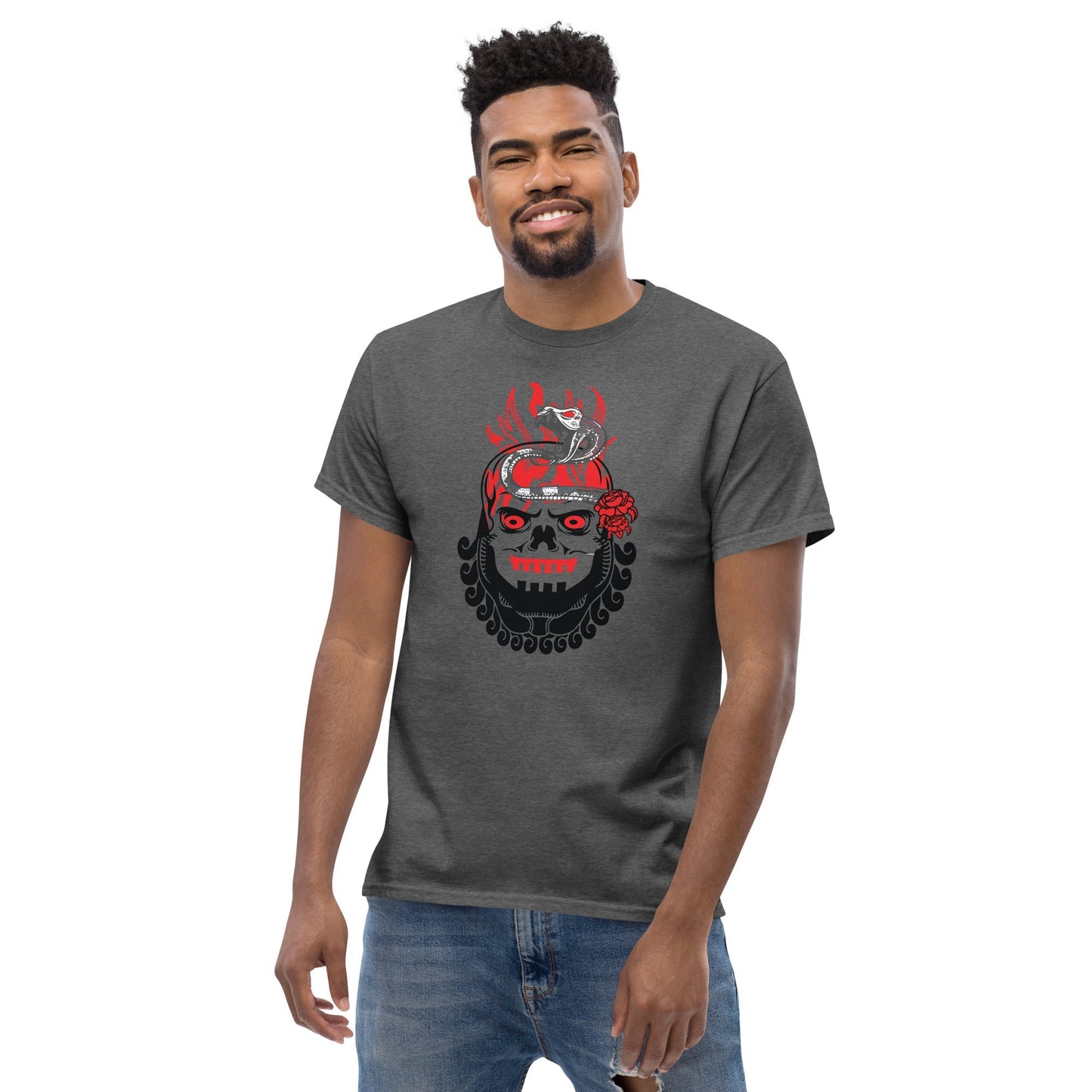 Samurai Skull Graphic Tee – Premium Skull T-Shirt for Men & Women