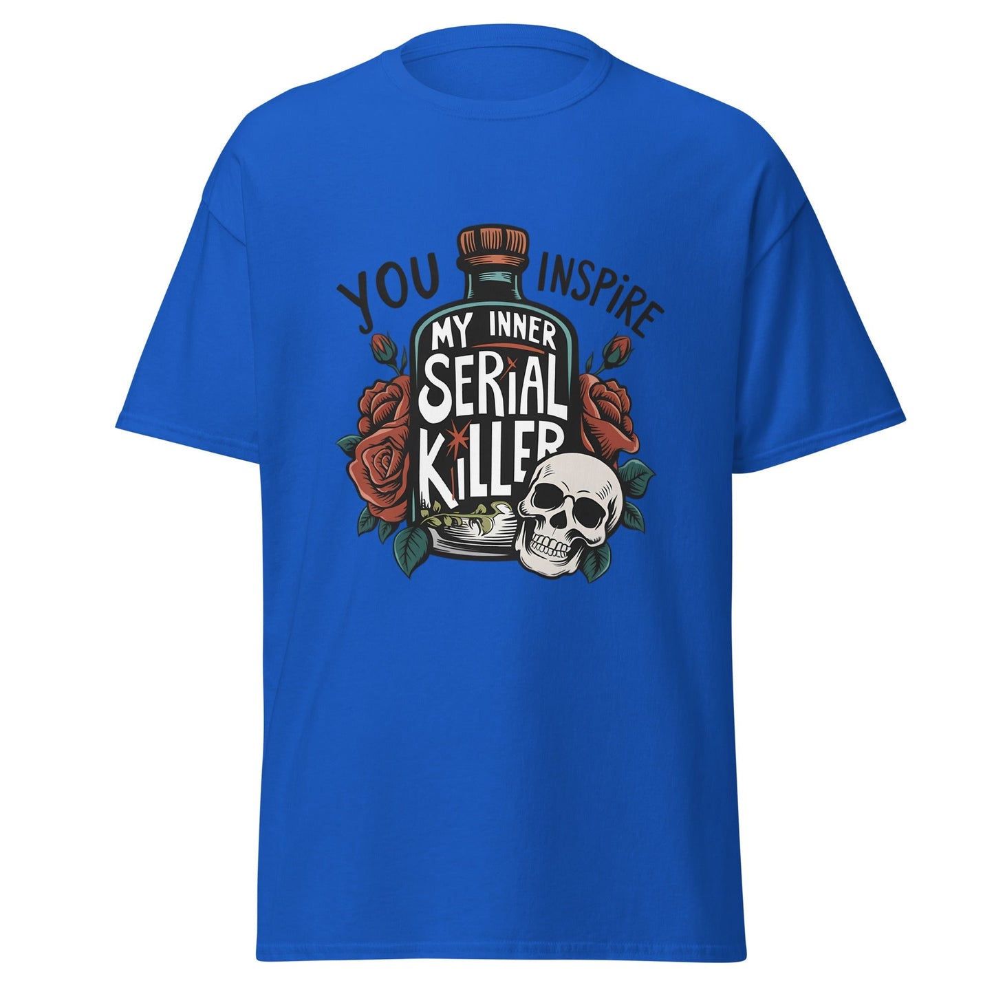 Serial Killer Horror T-Shirt – Dark Crime Graphic Cotton Tee