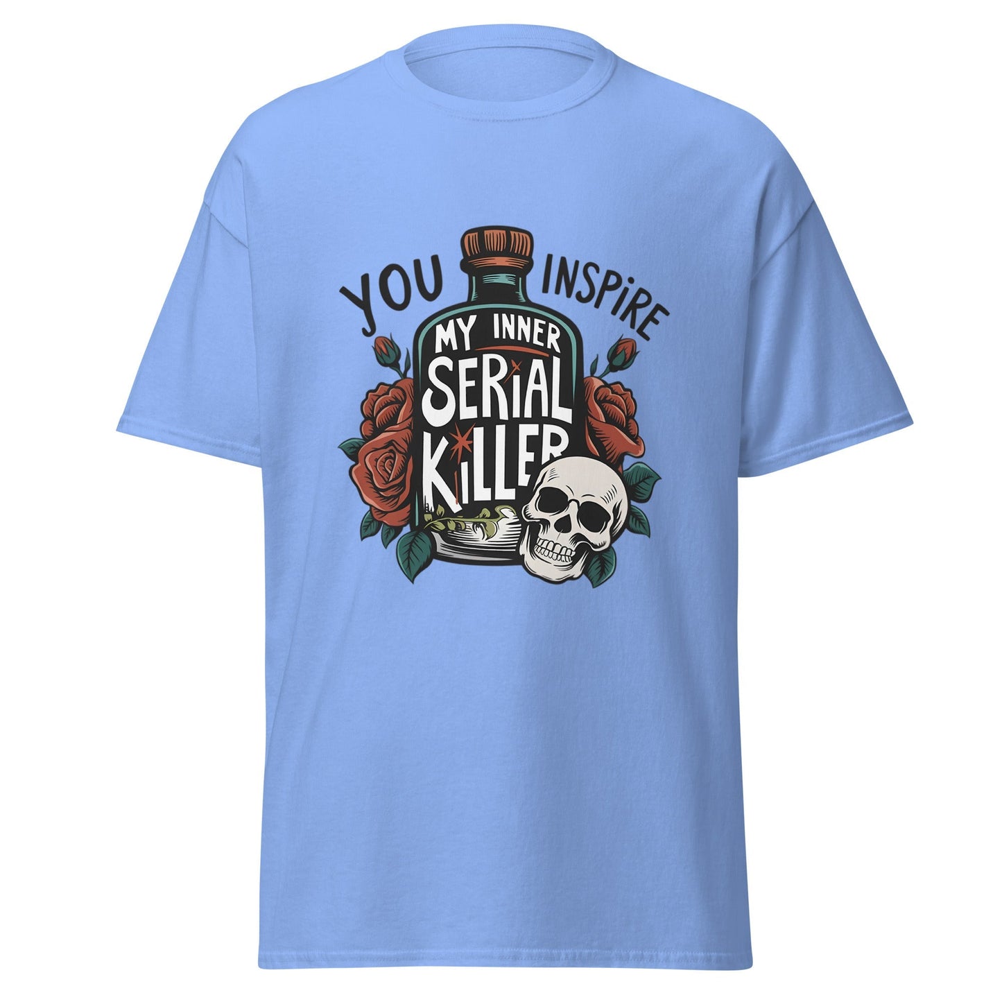 Serial Killer Horror T-Shirt – Dark Crime Graphic Cotton Tee