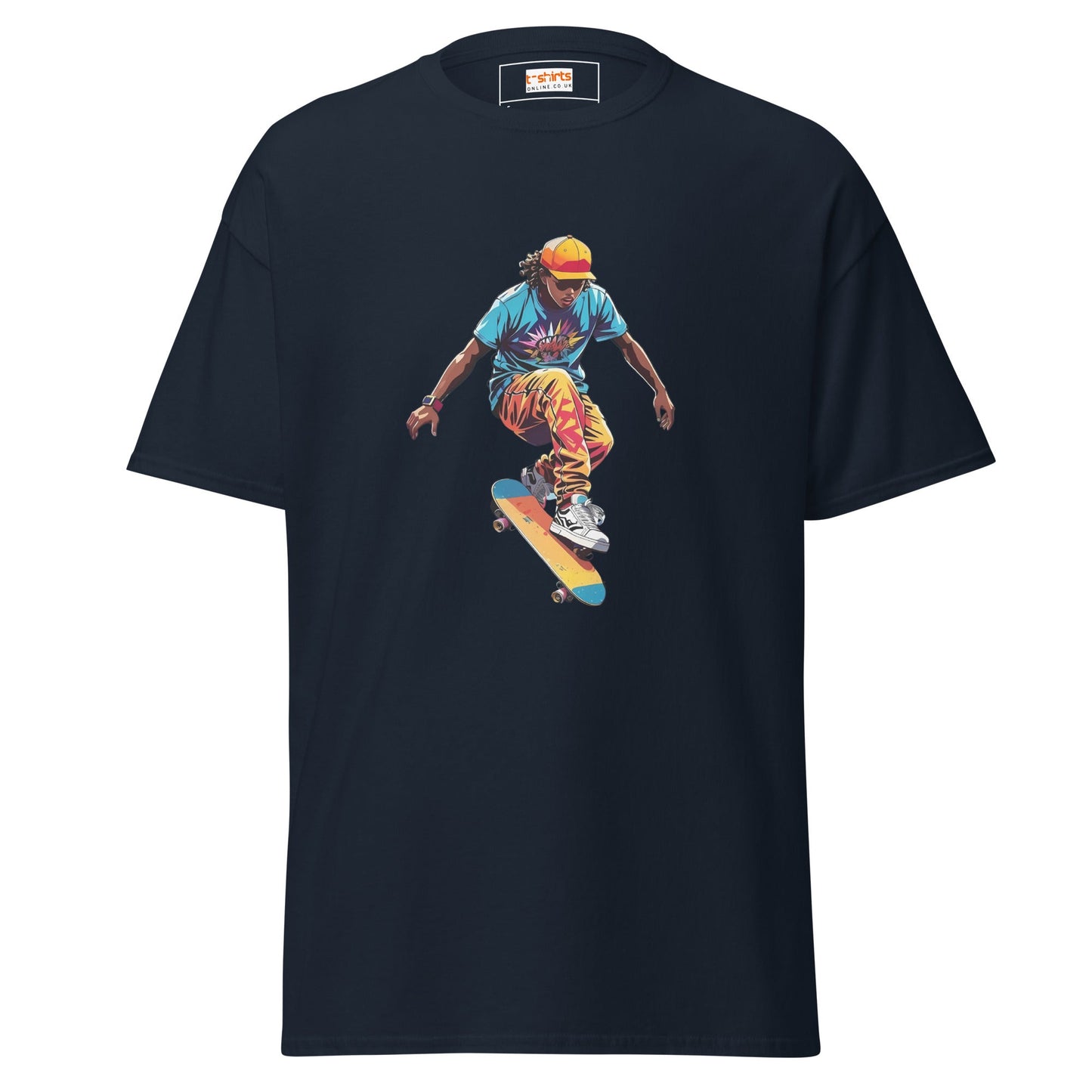 Skateboard T‑Shirt Street Style Skater Graphic Tee for Men