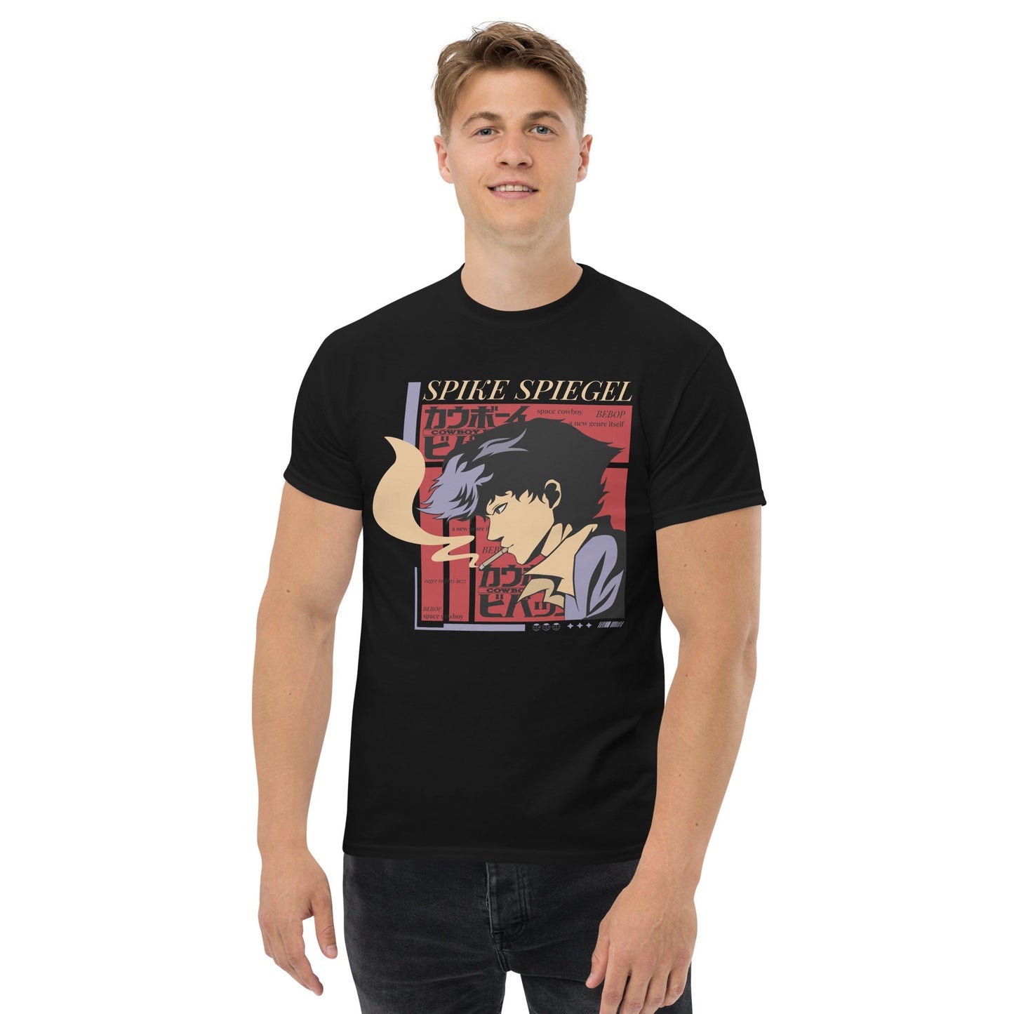 Spike Spiegel Anime T-Shirt – Iconic Cowboy Bebop Graphic Tee