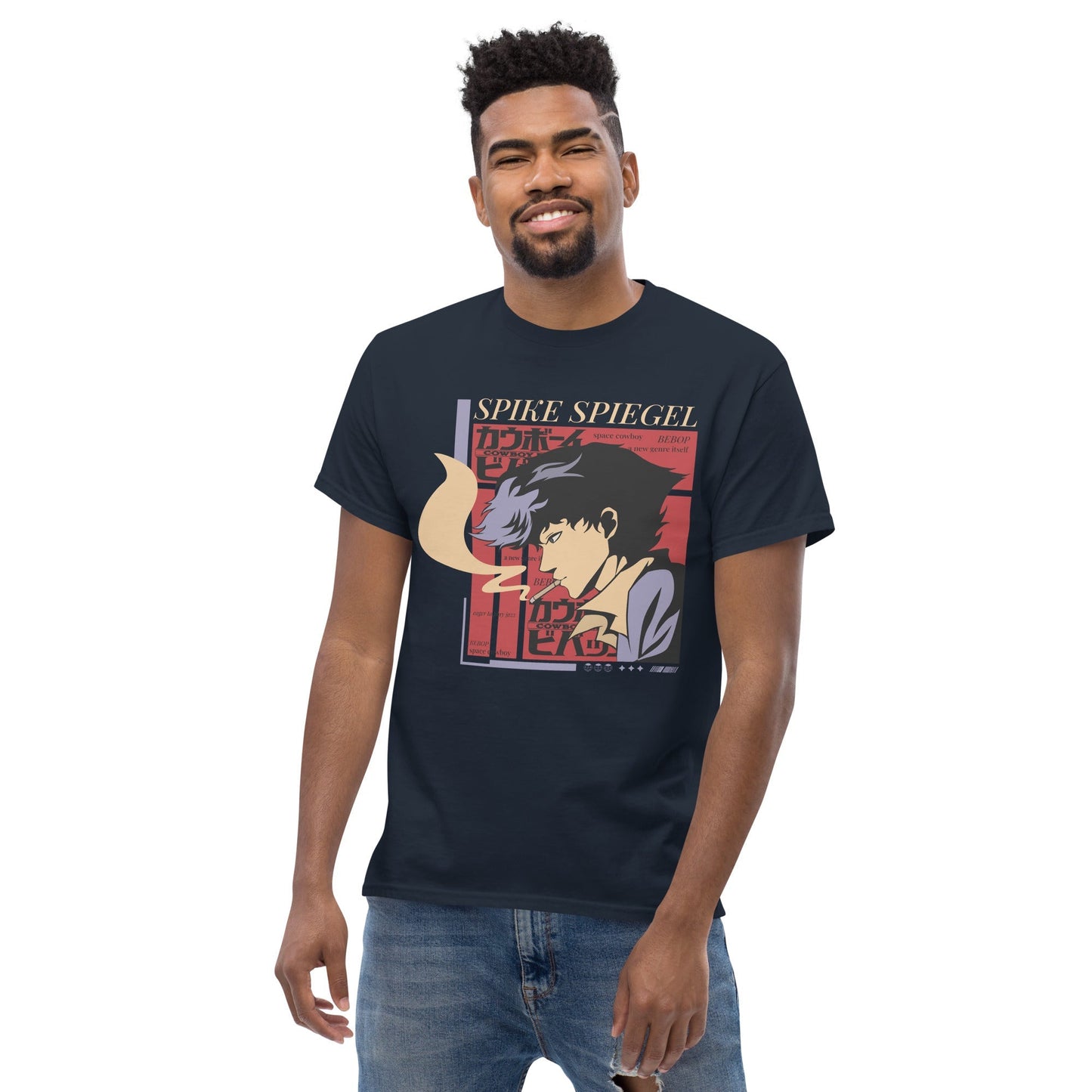 Spike Spiegel Anime T-Shirt – Iconic Cowboy Bebop Graphic Tee