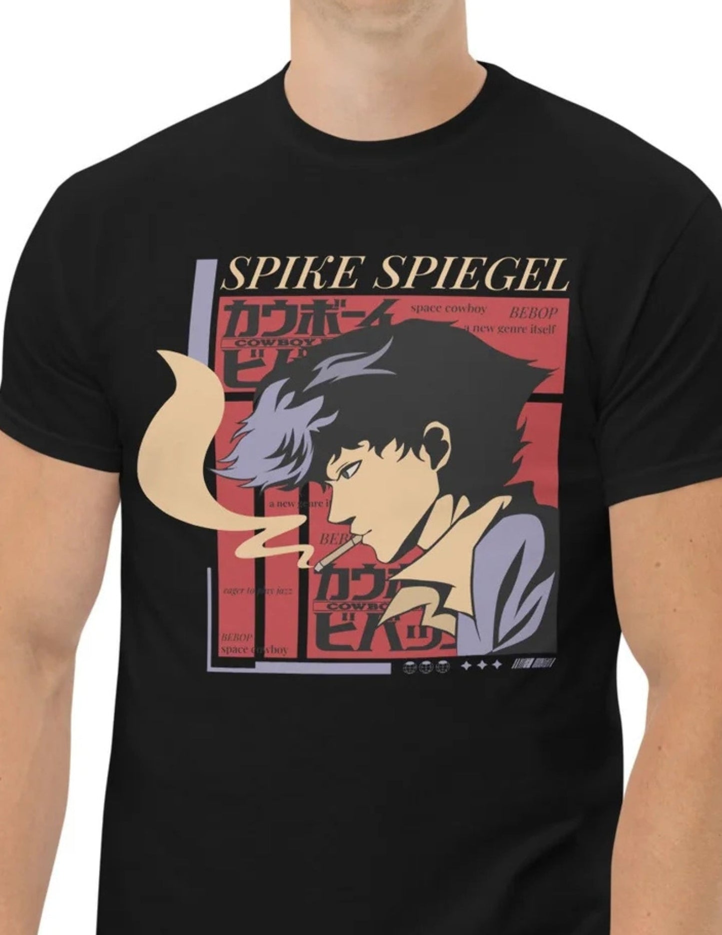 Spike Spiegel Anime T-Shirt – Iconic Cowboy Bebop Graphic Tee