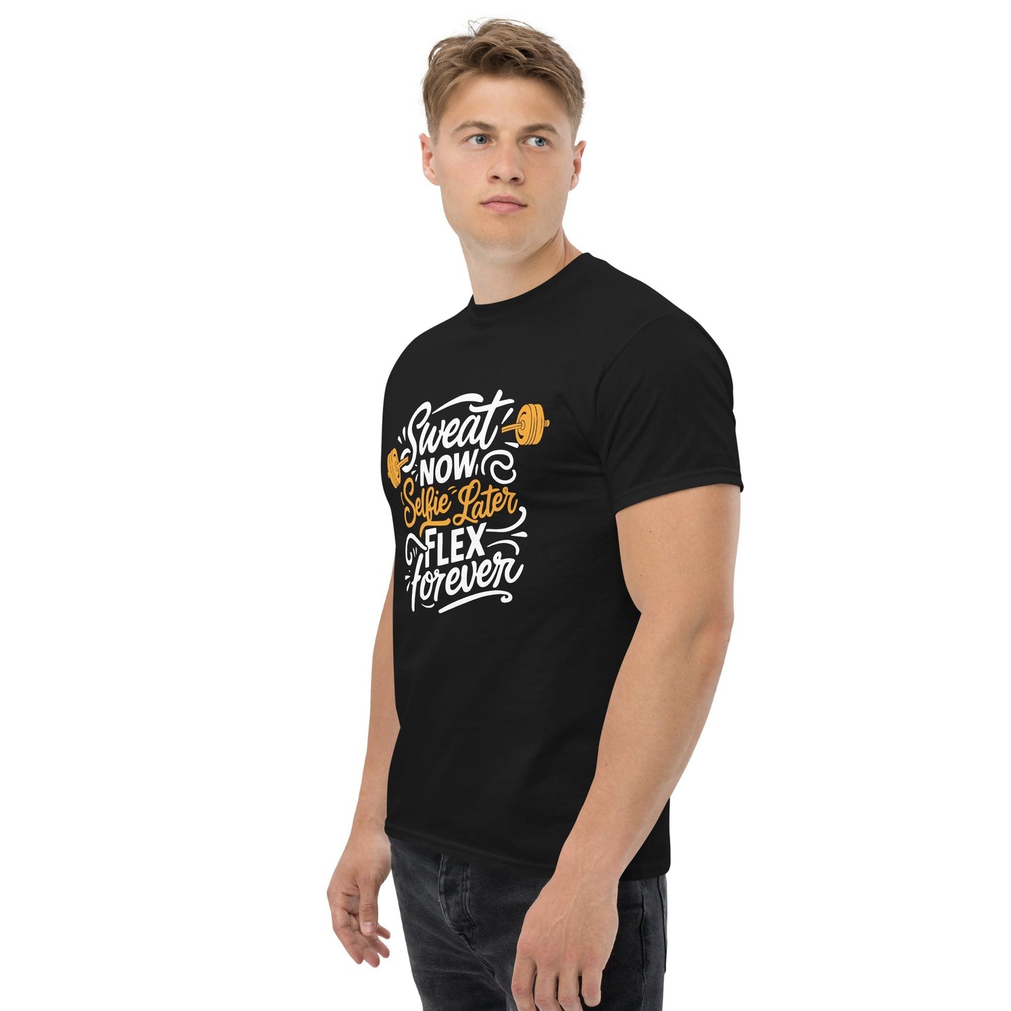 Sweat Now T‑Shirt Fitness Motivation Graphic Tee Unisex Cotton