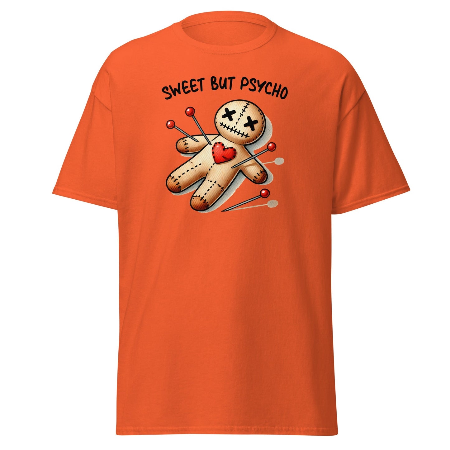 Sweet but Psycho Voodoo Doll T-Shirt – Edgy Graphic Tee for Bold Personalities