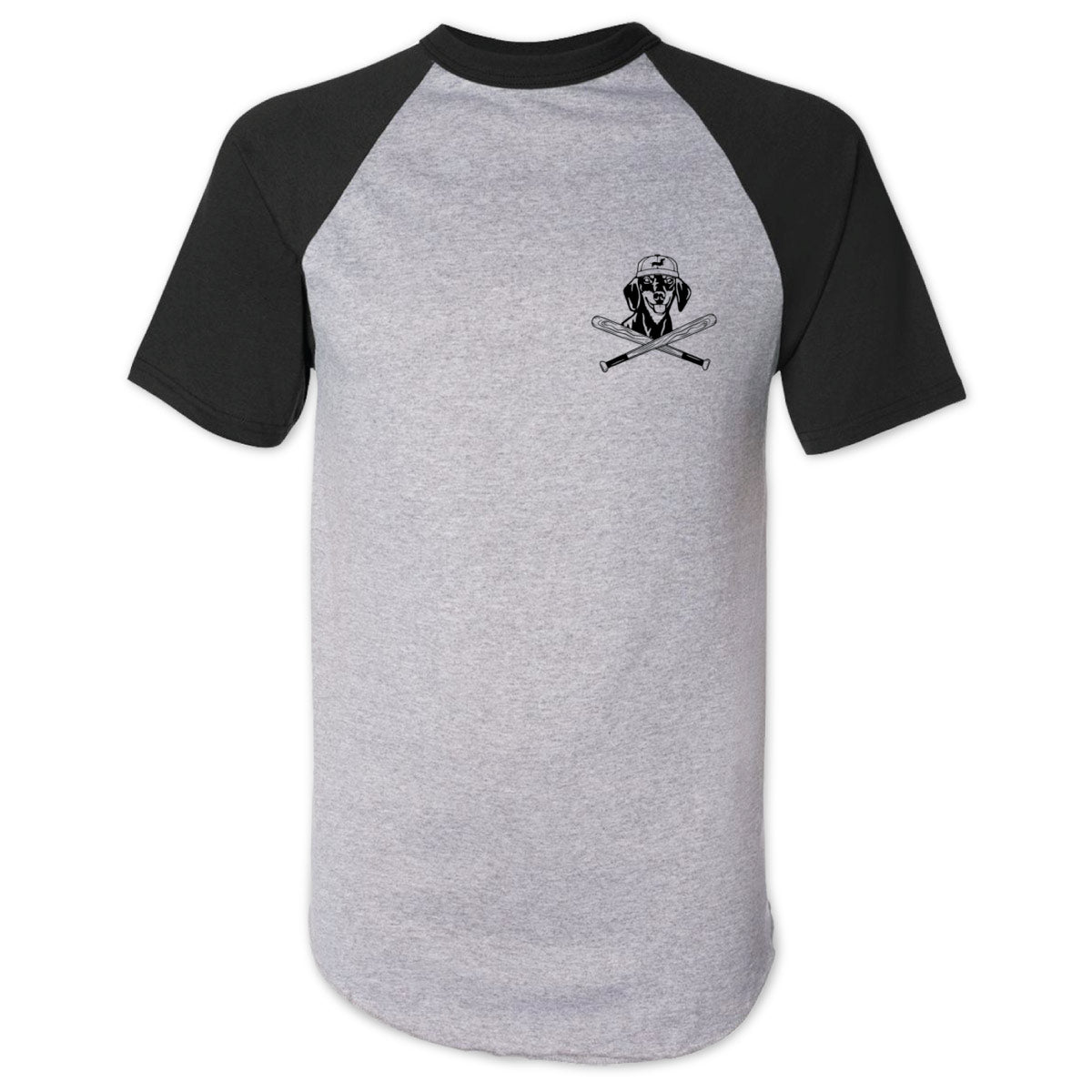 swingin’ wieners baseball club unisex short sleeve baseball tee