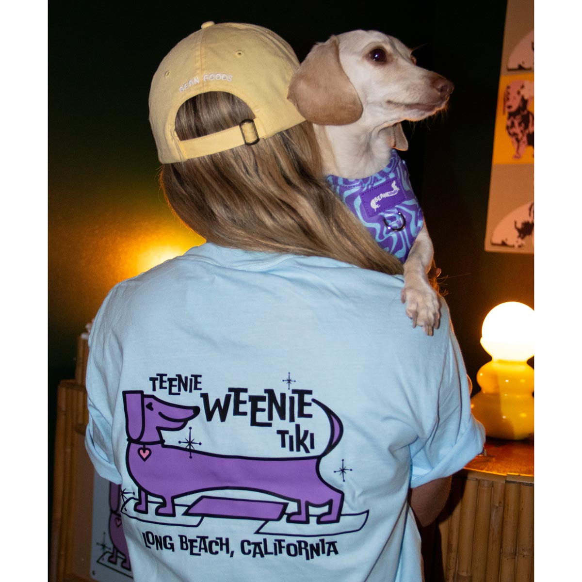 teenie weenie tiki bar unisex tee | blue bird