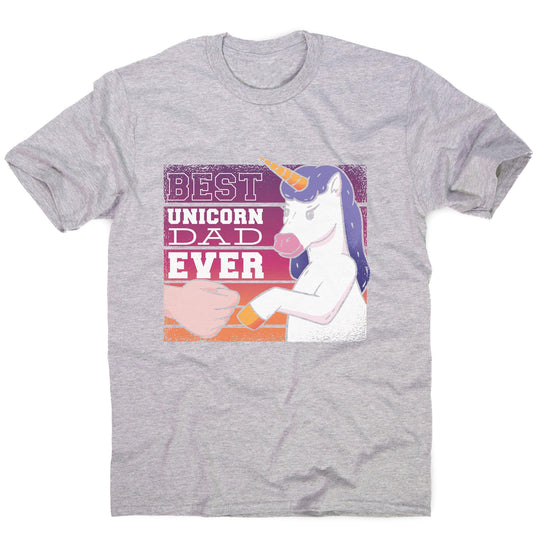 Best unicorn dad funny fathers day men's t-shirt