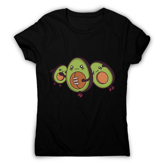 Funny avocado football women's t-shirt