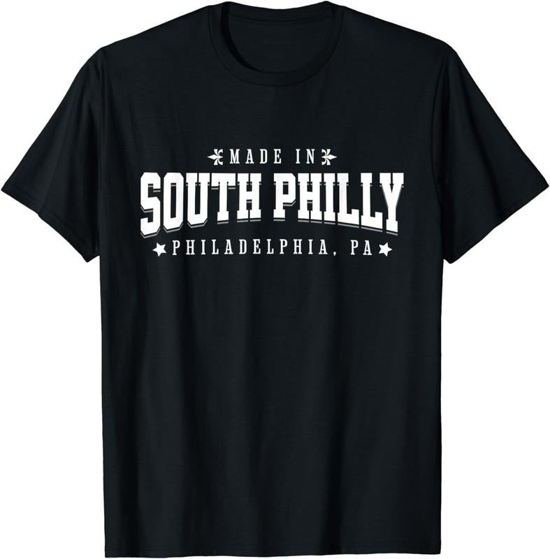 [100% Cotton] Made in South Philly Philadelphia PA Philly Neighborhood T-Shirt