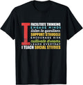 [100% Cotton] Social Studies Teacher Teacher Appreciation Gift T-Shirt