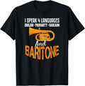 [100% Cotton]Baritone Shirt Sarcastic Baritone Quote Marching Band T-Shirt