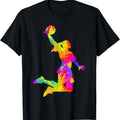 100% Cotton Basketball Girl Women Girls T-Shirt