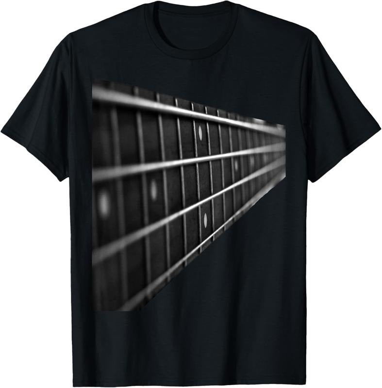 100% Cotton Bass Guitar Fret Musician T-Shirt