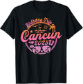 100% Cotton Cancun Mexico Birthday Trip 2025 Vacation Cruise Party T-Shirt