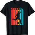 100% Cotton Colourful Soccer Player T-Shirt