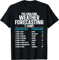 100% Cotton Cool Weather Forecasting Art For Men Women Cloud Meteorology T-Shirt