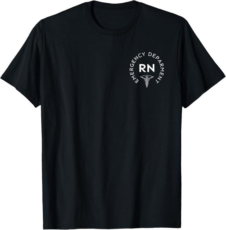 100% Cotton ER Nurse Emergency Department Registered Nurses Week T-Shirt