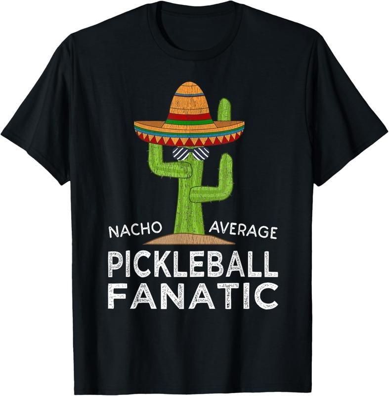 100% Cotton Fun Cute Saying Funny Pickleball Player Humor T-Shirt