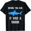 [100% Cotton]Funny Amputee Amputation Surgery Shark Humor T-Shirt