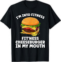 100% Cotton Funny Cheeseburger For Men Women  Burger Hamburger Lover T-Shirt