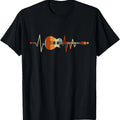 100% Cotton Heartbeat Guitar T-Shirt