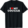 100% Cotton I Heart My Cougar T-Shirt