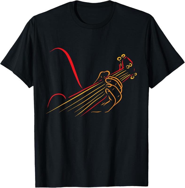 100% Cotton Playing Guitar Guitarist Music Life Funny Gift T-Shirt