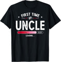 100% Cotton Promoted To Uncle est. 2025 Soon To be Dad Uncle Vintage T-Shirt