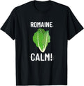 100% Cotton Romain Calm Funny Cooking T Shirt T-Shirt