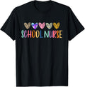 100% Cotton School Nurse Heart Nursing Student Nursing Appreciation T-Shirt