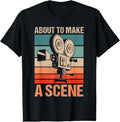 100% Cotton Short Film Writer Movie Maker Cinematographer Editor T-Shirt