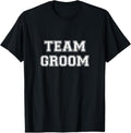 100% Cotton Team Groom Matching Bachelor Party Wedding T-Shirt