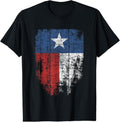100% Cotton Texas T shirt Women Men  | Distressed Texas State Flag T-Shirt
