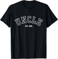 100% Cotton Uncle Est. 2025 New Uncle Announcement T-Shirt