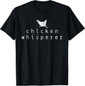 100% Cotton Vintage Chicken Whisperer Farmer Gift T-Shirt