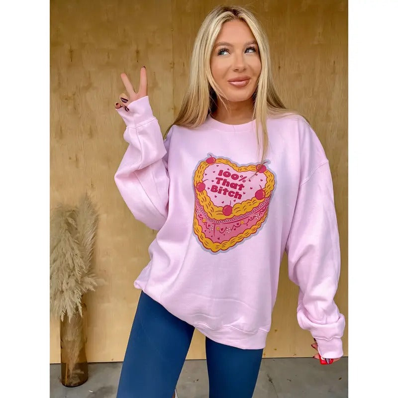 100 Percent Graphic Top