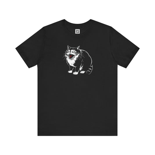 Fierce Cat Graphic Tee Style003
