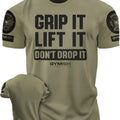 108. Grip It Funny Workout Gym Hoodie for Men Cotton Menswear