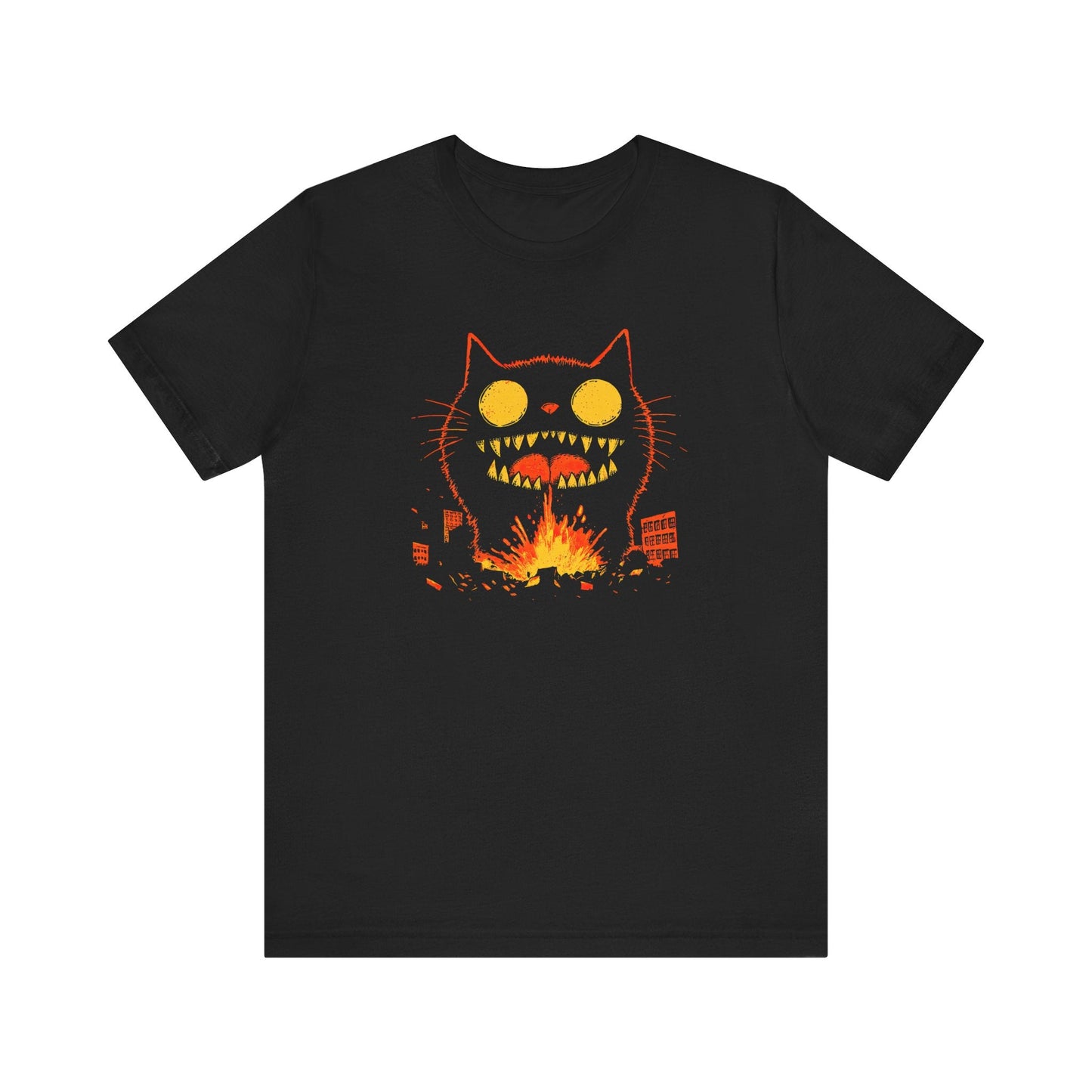 Fierce Cat Graphic Tee Style002