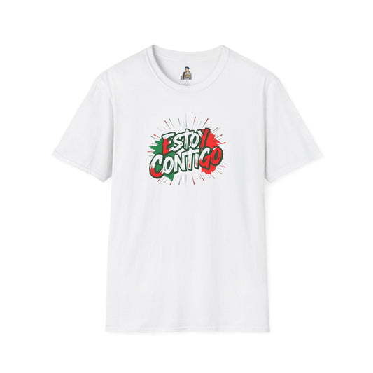 Estoy Contigo (I Am With You) Immigrants Make America Great Unisex Softstyle T-Shirt Classic Protest Tee