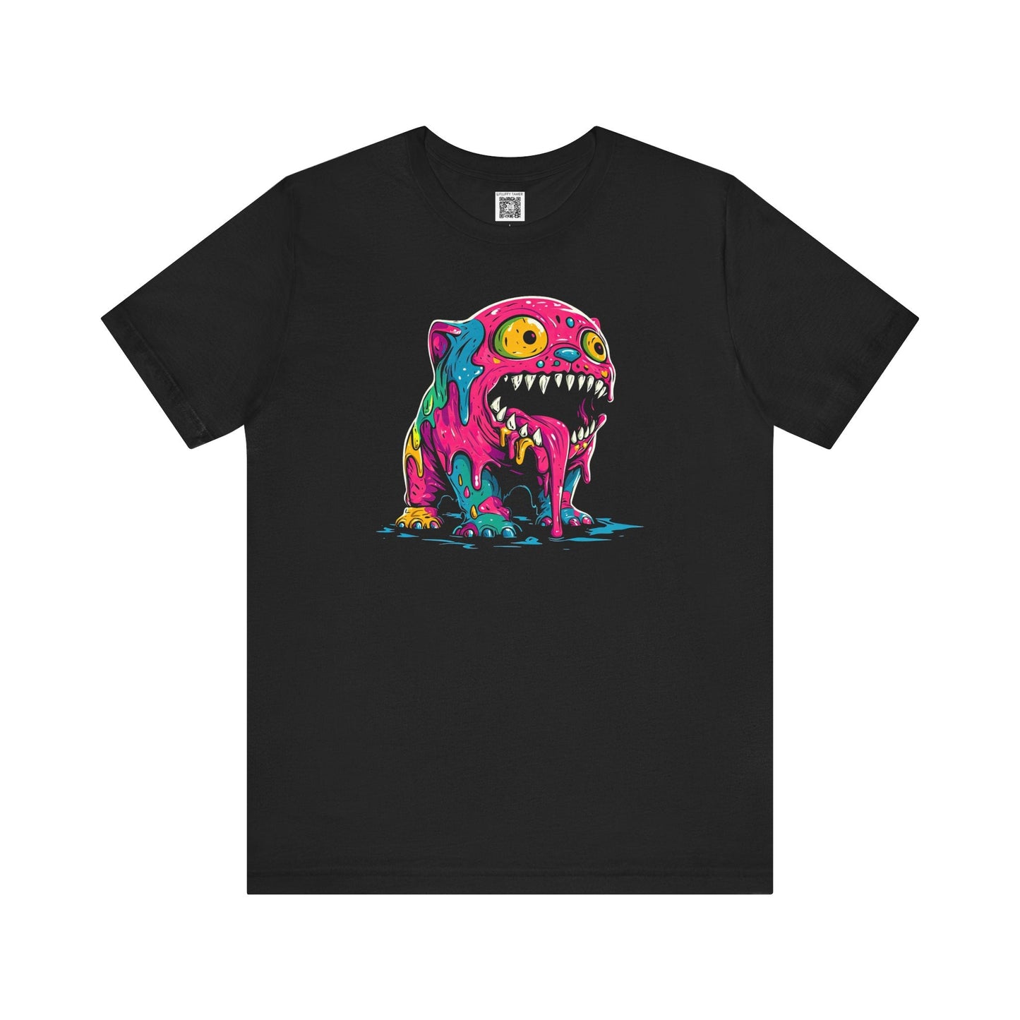 Colorful Monster Graphic Tee Style001