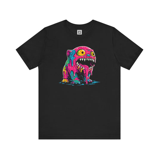 Colorful Monster Graphic Tee Style001